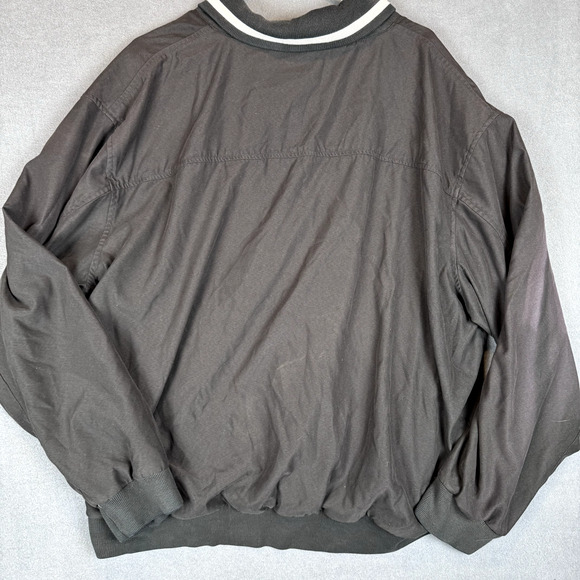 Polo Golf Ralph Lauren Windbreaker Mens XXL Black Pullover w/ Flaws - Picture 3 of 10